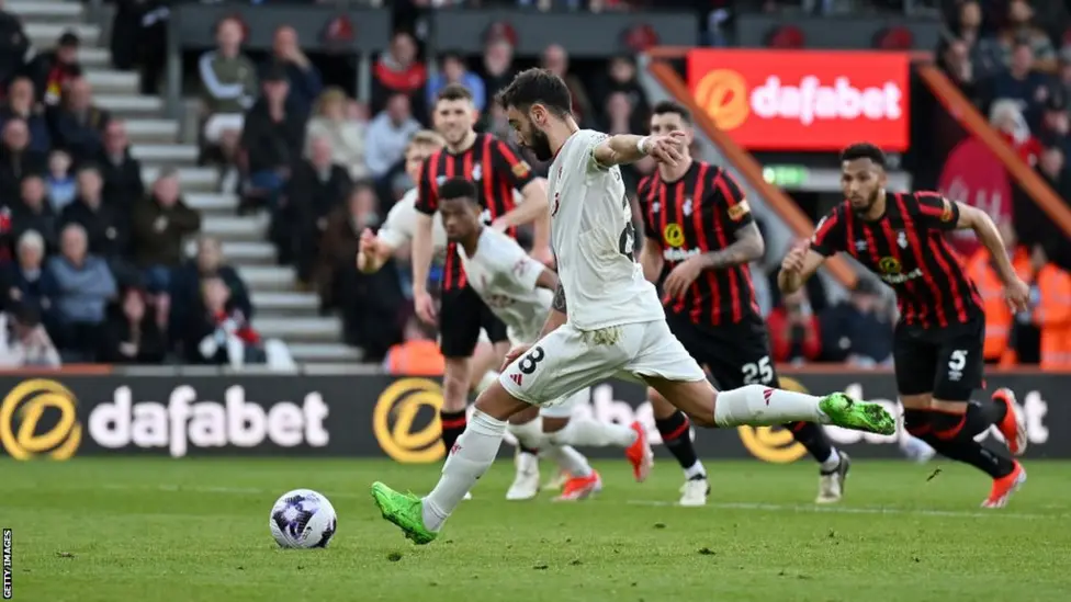 Manchester united 2-2 bournemouth.(photo credit:BBC ssport media)