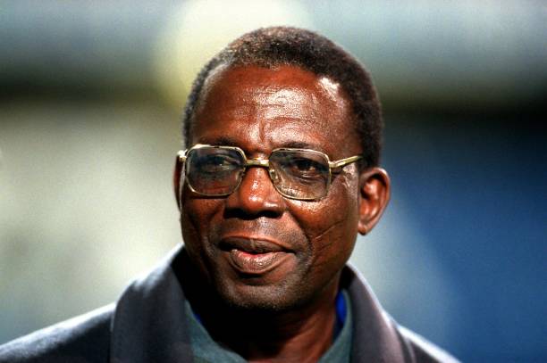 Adegboye Onigbinde, Nigeria Coach  (Photo by Adam Davy/EMPICS via Getty Images)