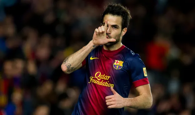 Cesc Fàbregas representing FC Barcelona - Photo Credit : FC Barcelona, Website