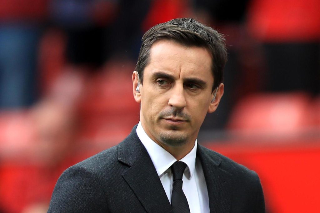 gary neville. (photo credit: BBC media)