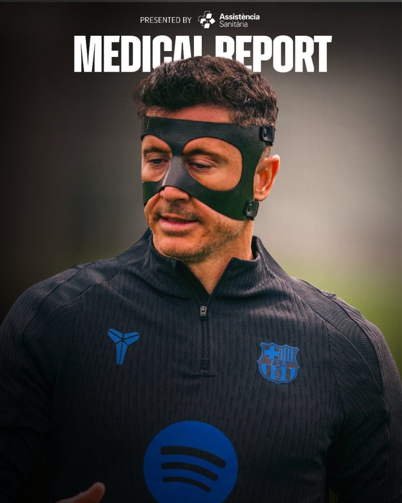 Robert Lewandowski- Photo credit: Barcelona via X