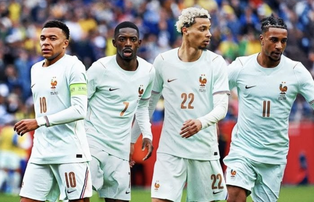 Mbappé, Dembélé, Ekitike, and Olise - Photo Credit : Football news worldwide, Facebook