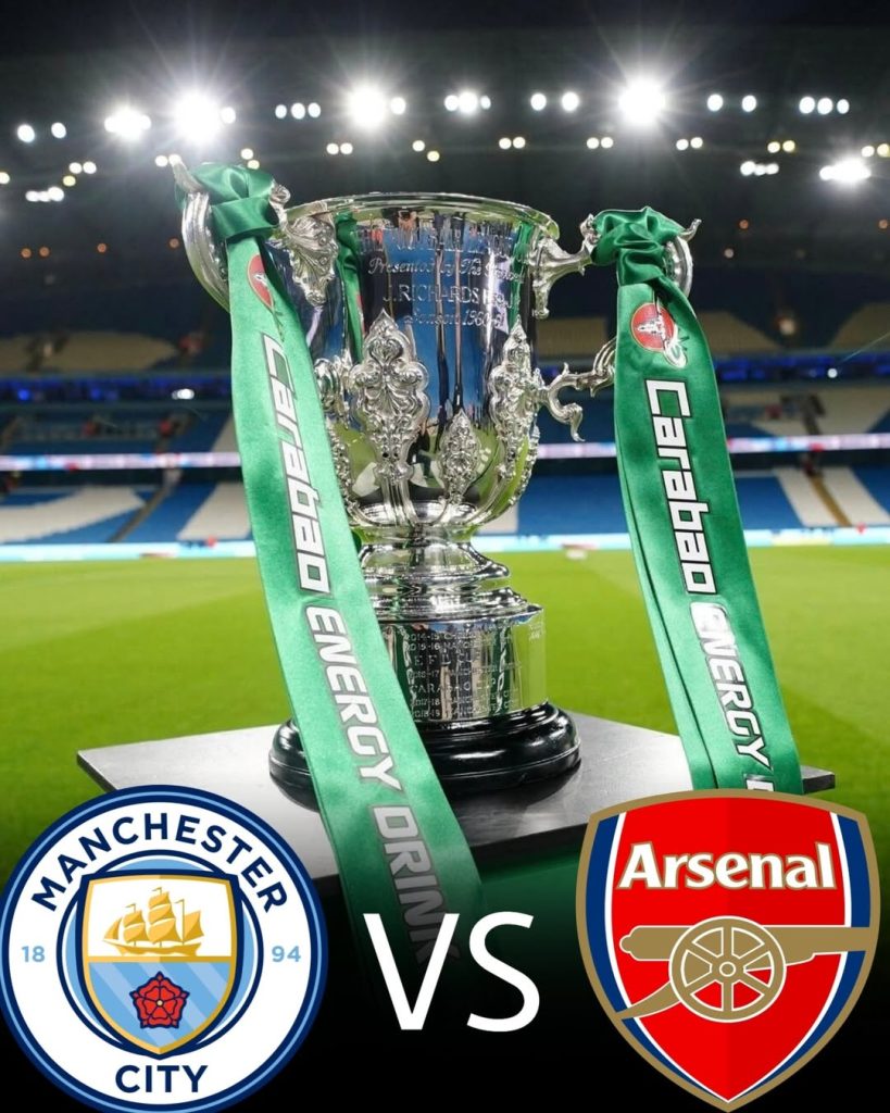 Carabao cup final man city vs arsenal - Photo Credit : Man City Now, Facebook
