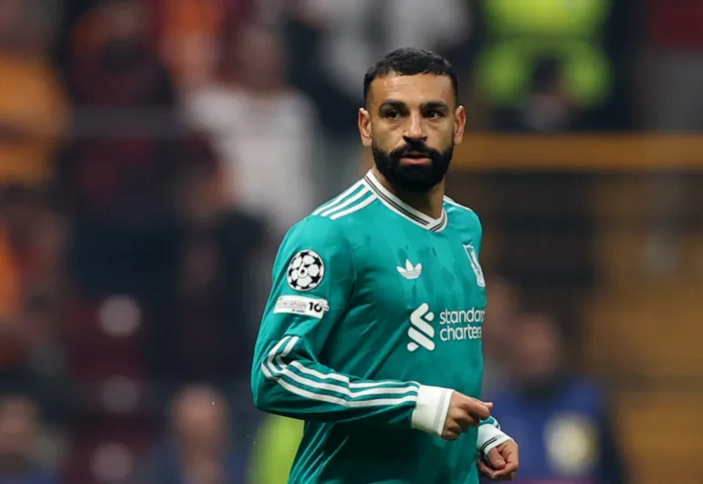 Mohamed Salah during Galatasaray 1-0 win over liverpool 25/26 champions League first leg clash - Photo Credit : Aljazeera