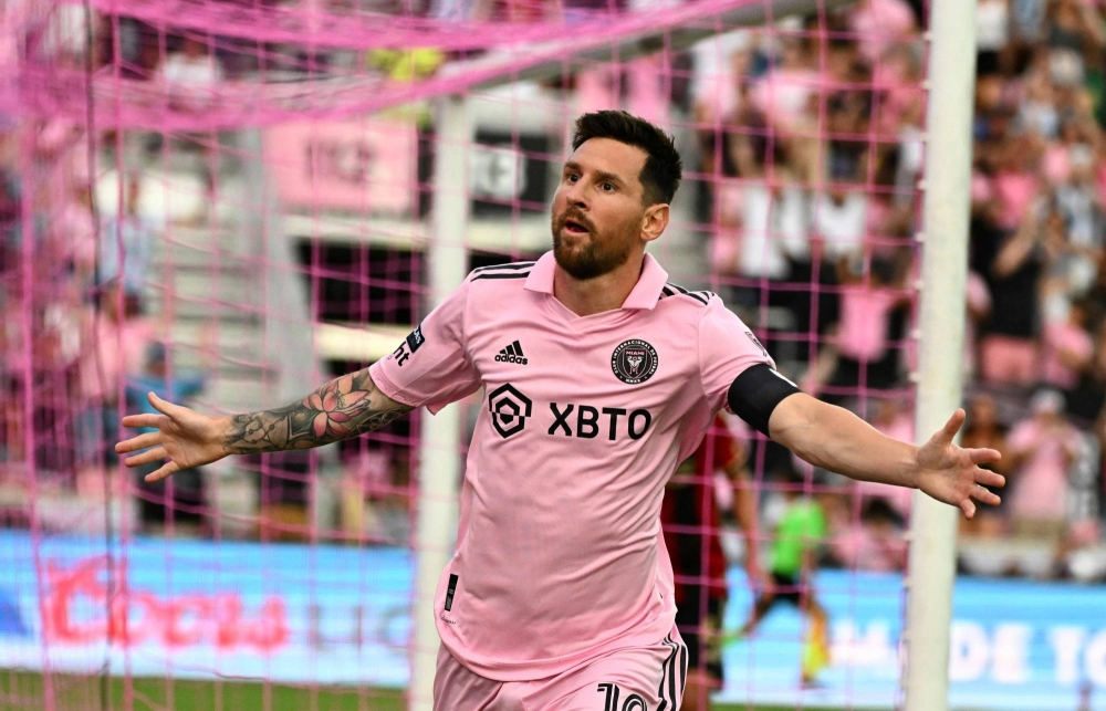 Inter Miami's Lionel Messi (photo credit: japantimes media)