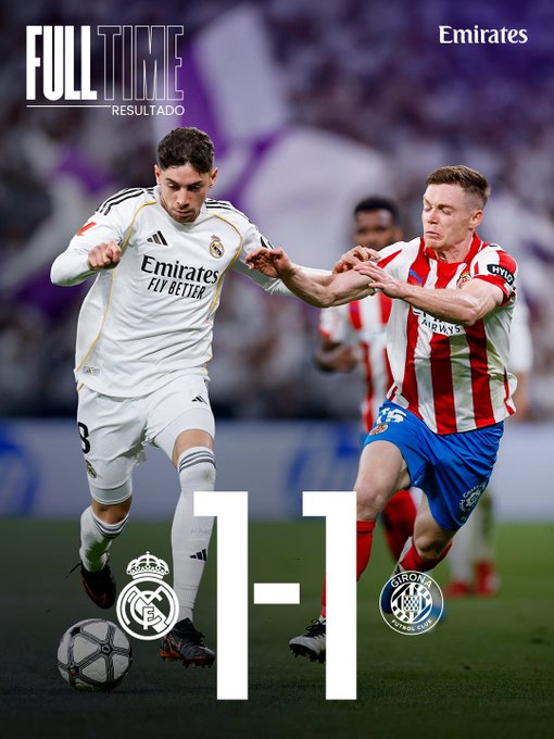 Real Madrid vs Girona (photo credit: as Real Madrid via x)