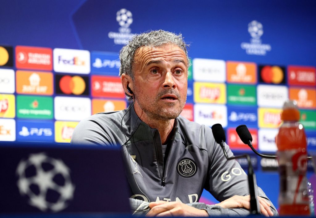 Luis Enrique- Photo credit: Fabrizio Romano via X