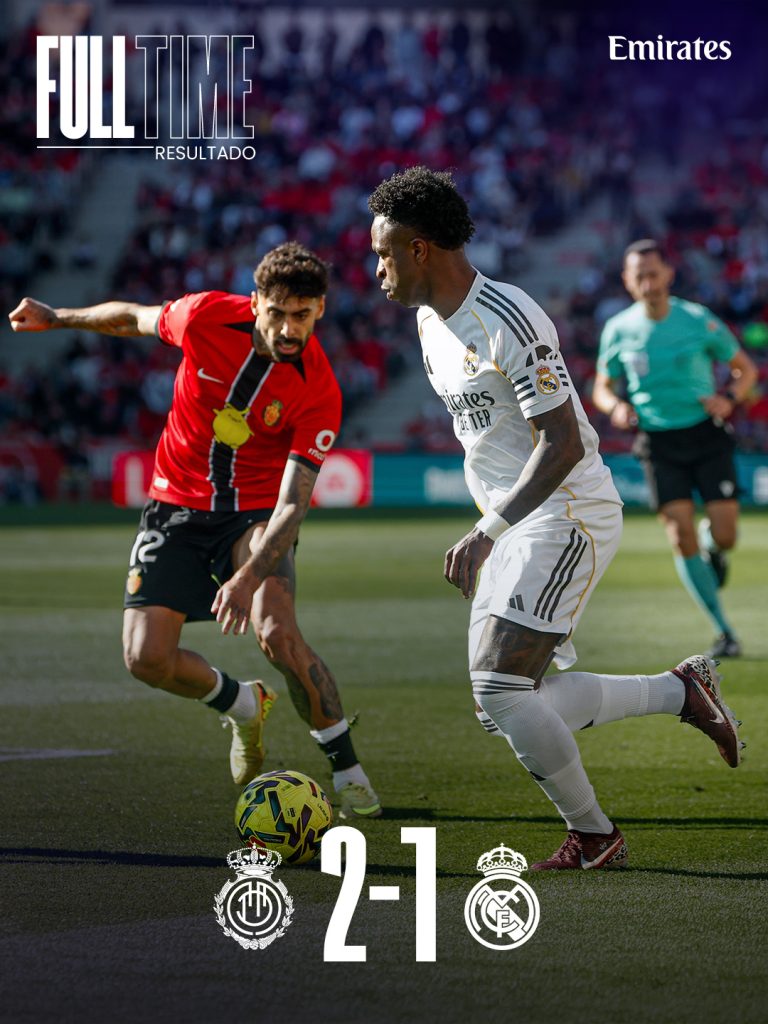 Real Madrid lose 1-2 Mallorca - Photo Credit : Real Madrid, X