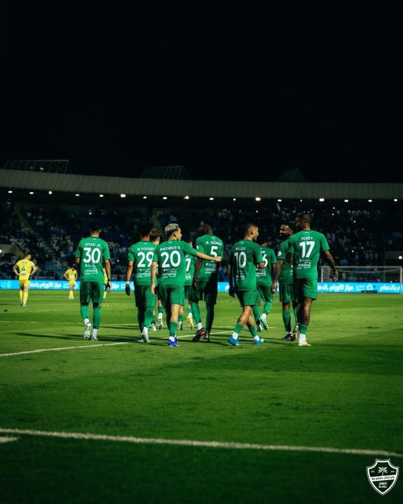 Al Ahli players walking (Photo credit: Al Ahli media)