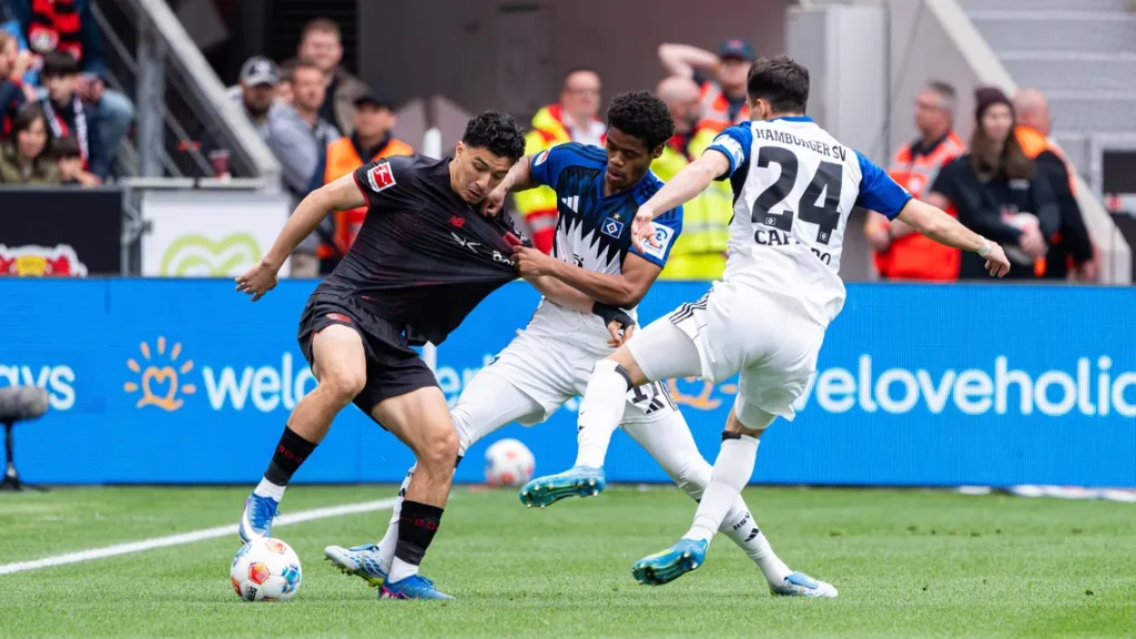 Leverkusen Held to 1–1 Draw by Hamburg. (photo credit: bayer leverkusen via x)