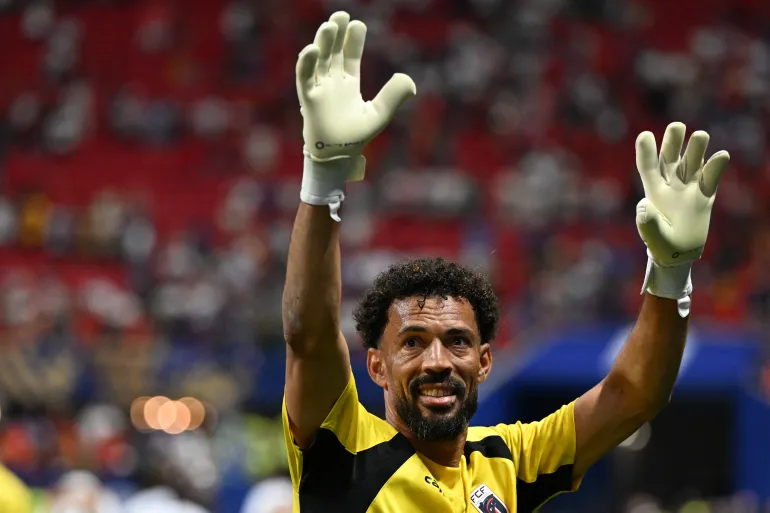 40 year old Vozinha, Cape Verde goal keeper - Photo Credit : Al Jazeera