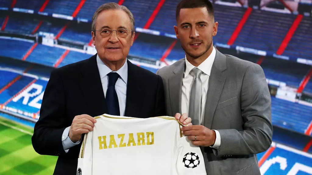 Belgian star Eden Hazard unveiled as Real Madrid player - Photo Credit :  Euronews