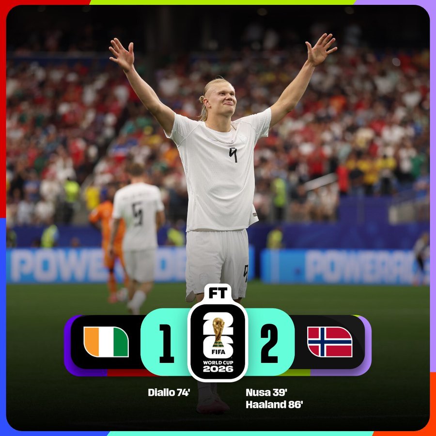 Haaland Sends Norway Into Round Of 16- Photo credit: FIFA media