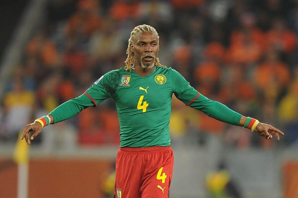 Rigobert Song representing Cameroon - Photo Credit : The New York Times