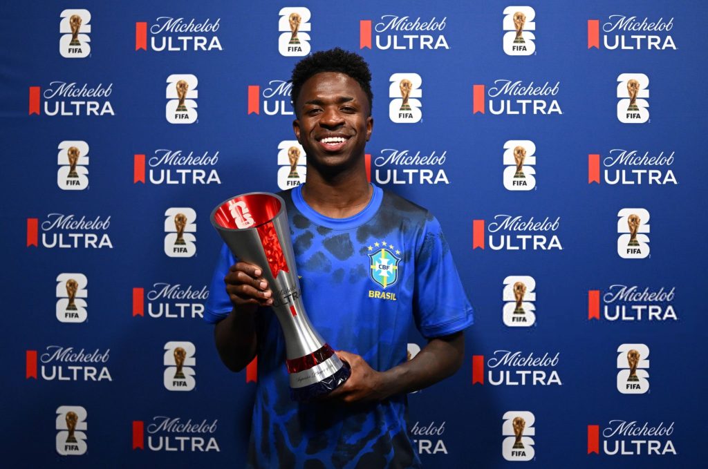 Vini Jr was also awarded the FIFA Man of the Match as Brazil defeated Haiti 3–0 in their second match of the 2026 World Cup group stage - Photo Credit : FIFA, X