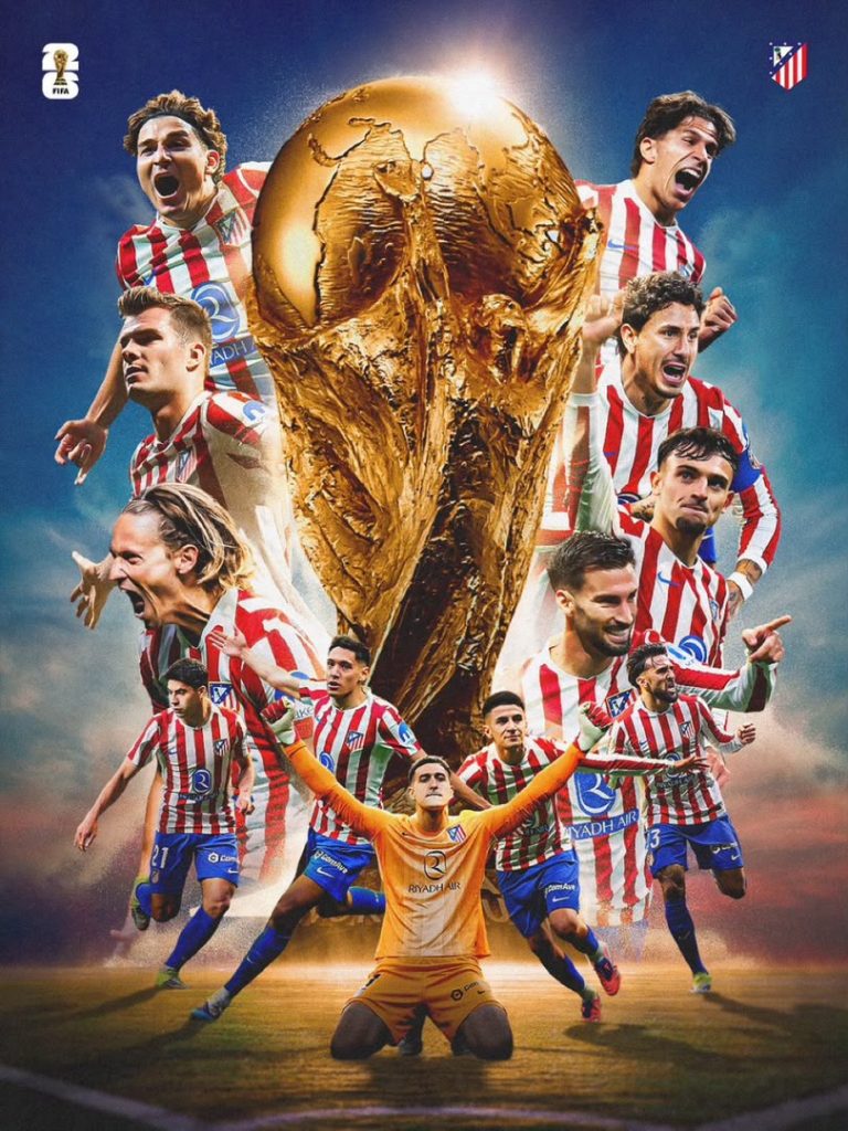 Atlético Madrid Sends World Cup Good Luck Message to International Stars  (Photo credit:  Atletico Madrid media)