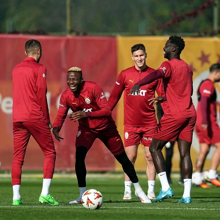 osimhen return to training. (photo credit: hayter media)