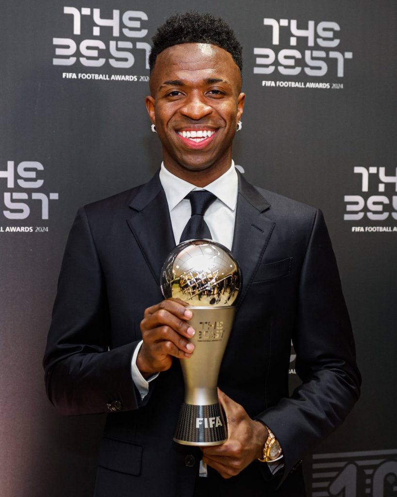 Vinicius Junior - FIFA's Best Men's Player of the Year (credit: fifa media)