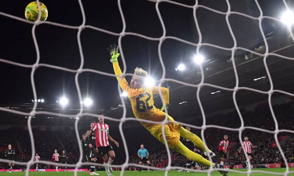 Cameron Archer’s shot beats Caoimhin Kelleher to get Southampton back into the game