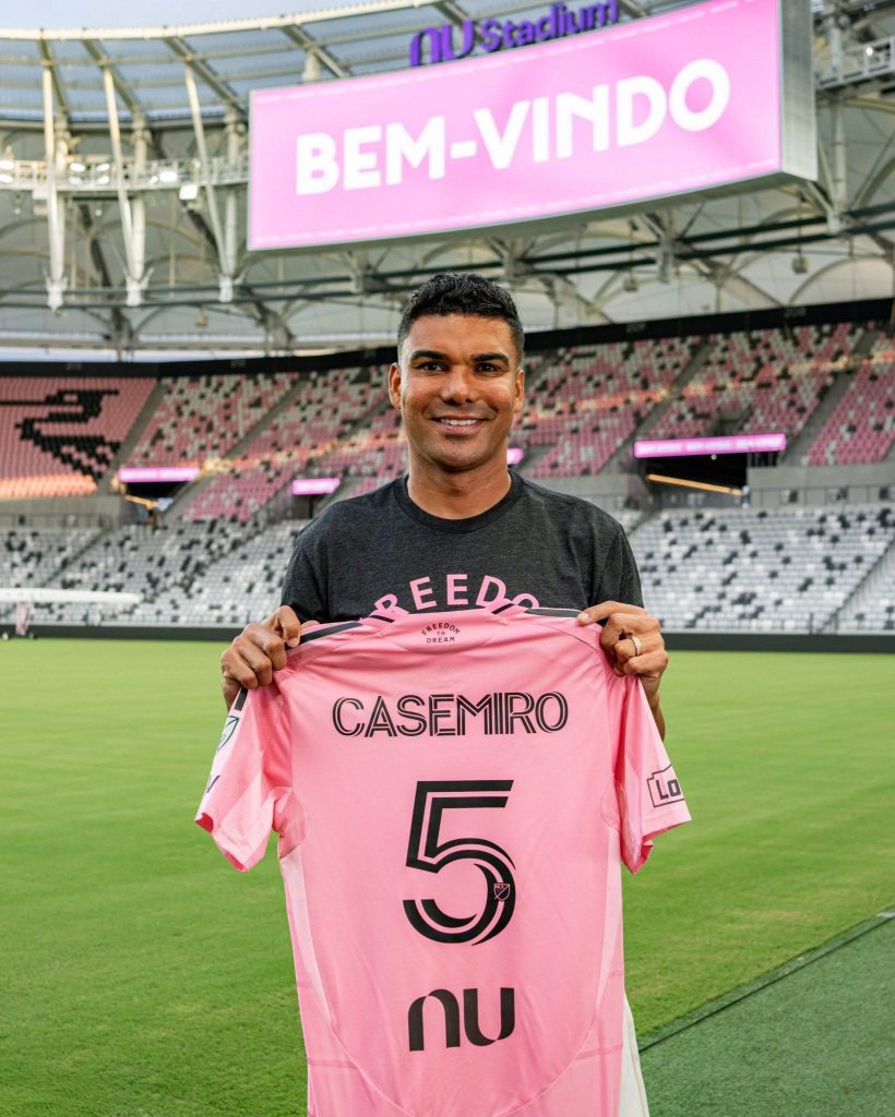 Casemiro Completes Inter Miami Move After Emotional Old Trafford Farewell - Photo Credit : Inter Maimi, X