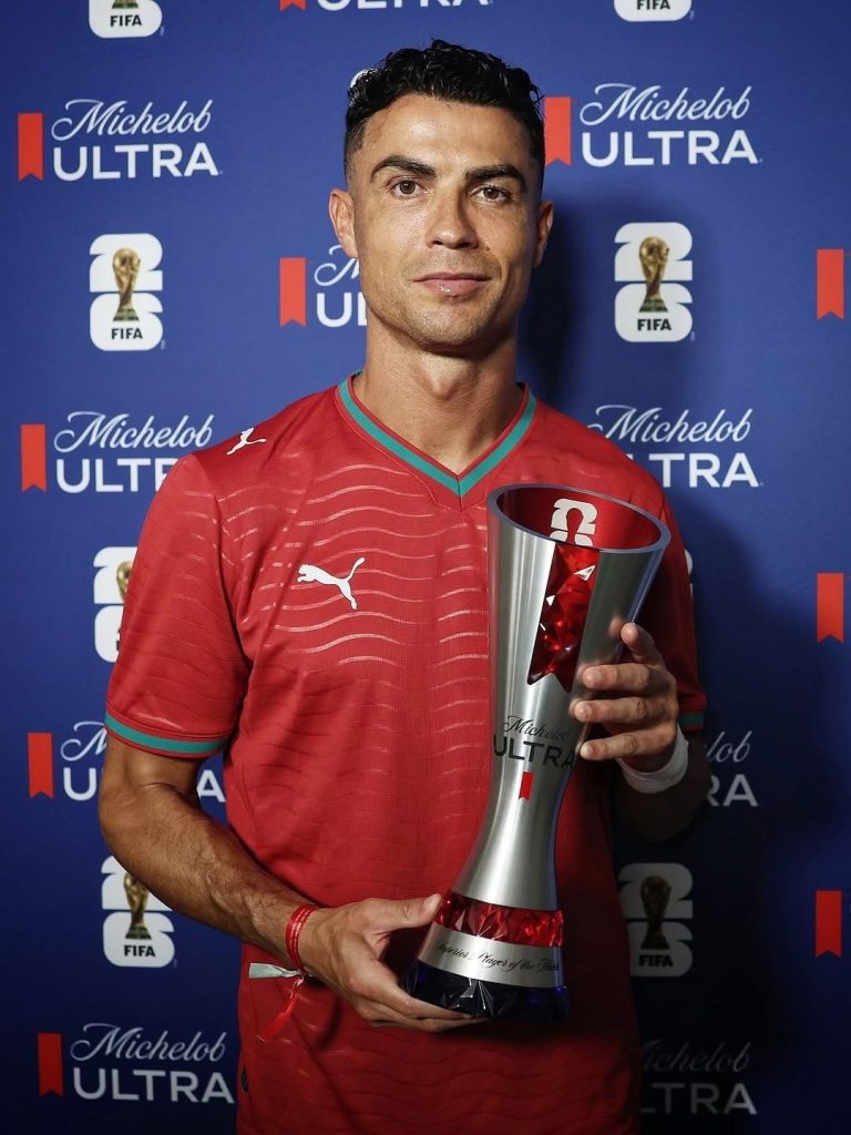 Cristiano Ronaldo Named Player of the Match After Historic Knockout Goal in Portugal’s 2–1 Win Over Croatia - Photo Credit : FIFA