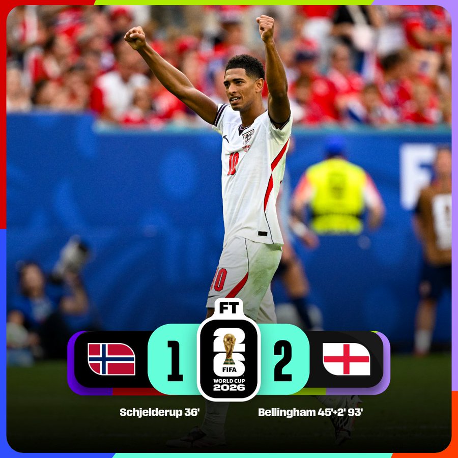 The Three Lions claim their spot in the Semi-finals- Photo credit: FIFA media
