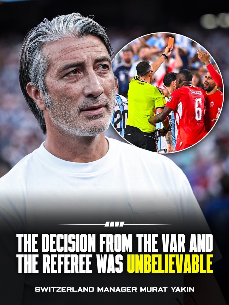 Murat Yakin Slams Referee Decision After Switzerland Exit- Photo credit: X media