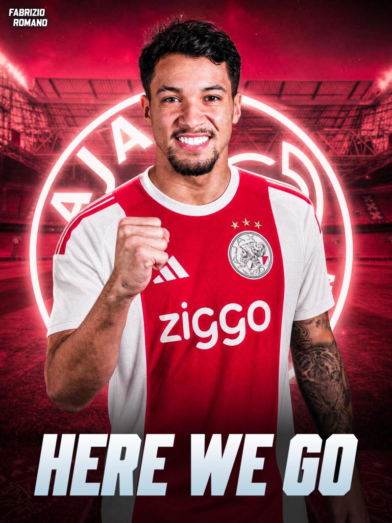 Ajax are closing in on the signing of Brazilian forward Marcos Leonardo- Photo credit: Fabrizio Romano via X
