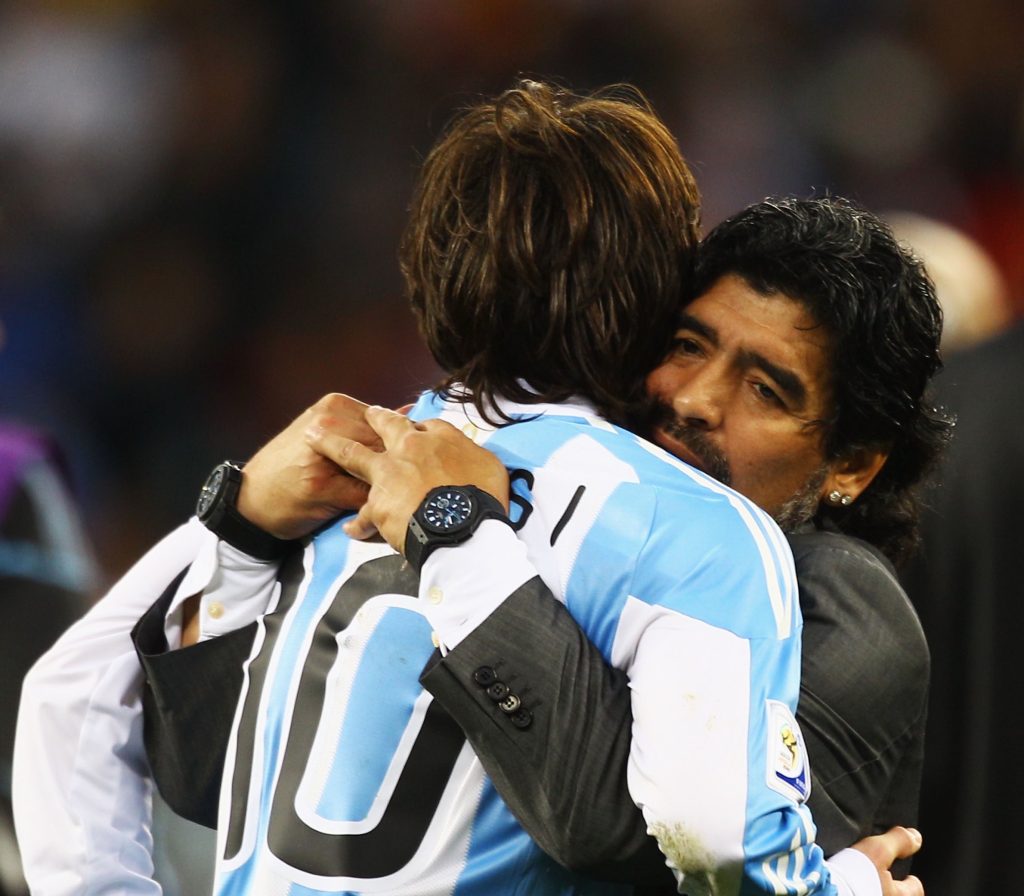 Messi Dedicates Argentina's Semi-Final Triumph to Maradona- Photo credit: X media