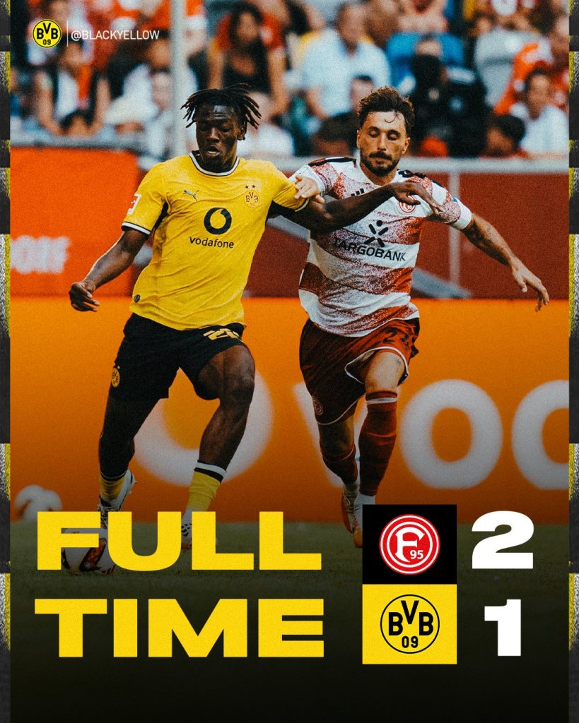 Dortmund second preseason match ends in defeat- Photo credit: Dortmund media