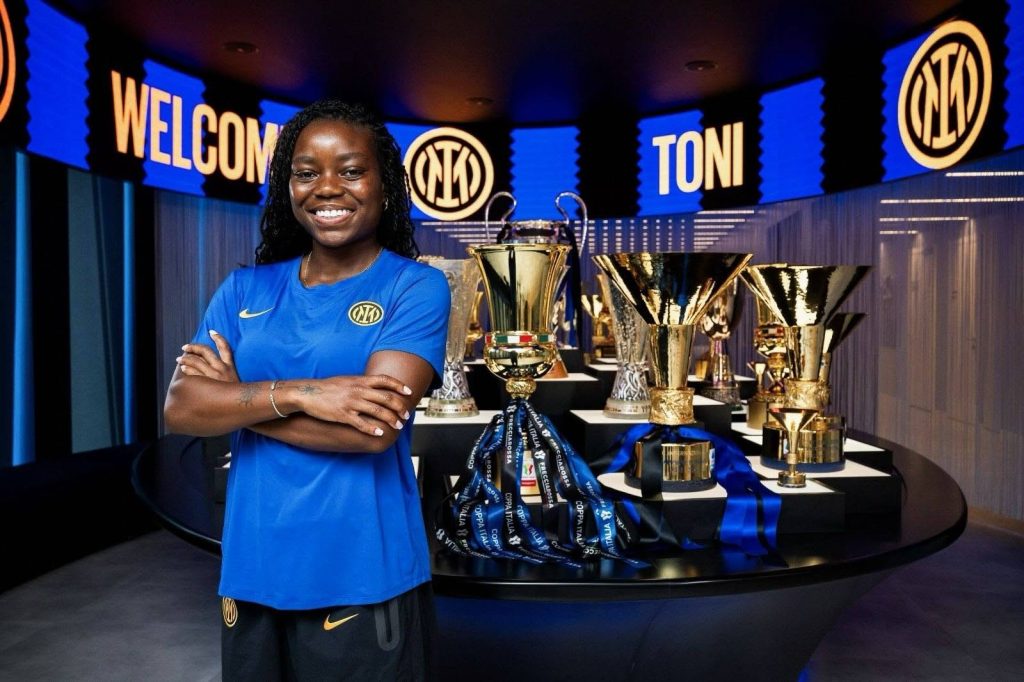 Inter Milan Women Complete Signing of Super Falcons Midfielder Toni Payne - Photo Credit : Intermilan Women, X