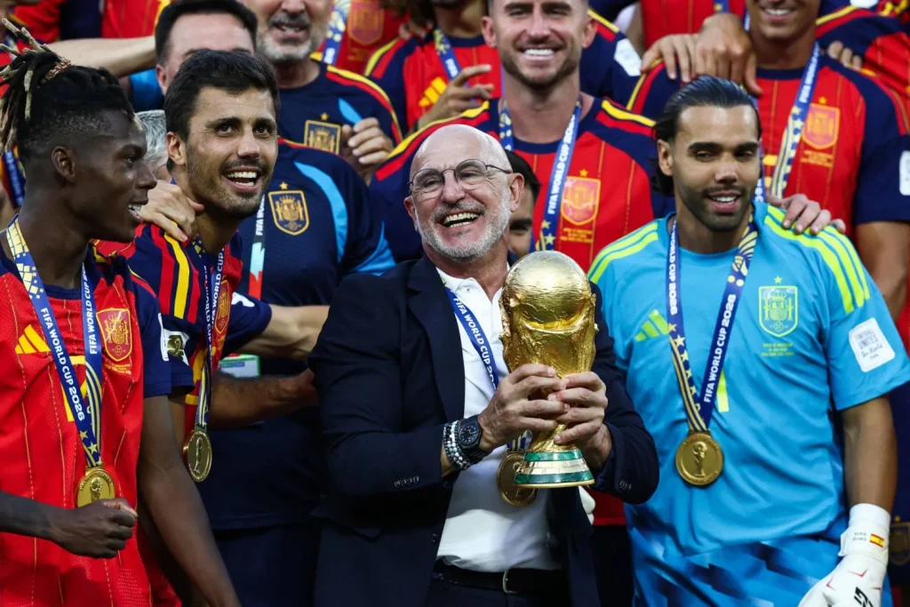 Luis de la Fuente wins the 2026 world cup - Photo Credit : Aaawsat