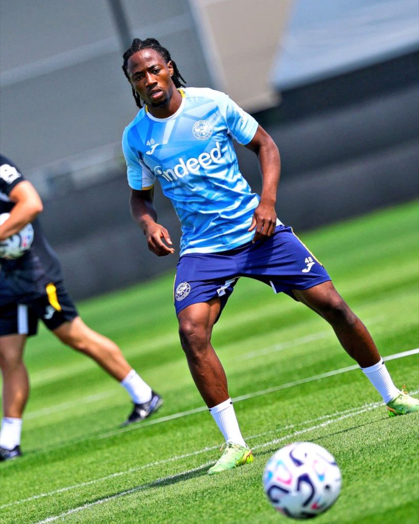 Nigeria's talented defender, Benjamin Fredrick, has returned to the pitch after spending about nine months on the sidelines - Photo Credit : Leagues Reporter, X