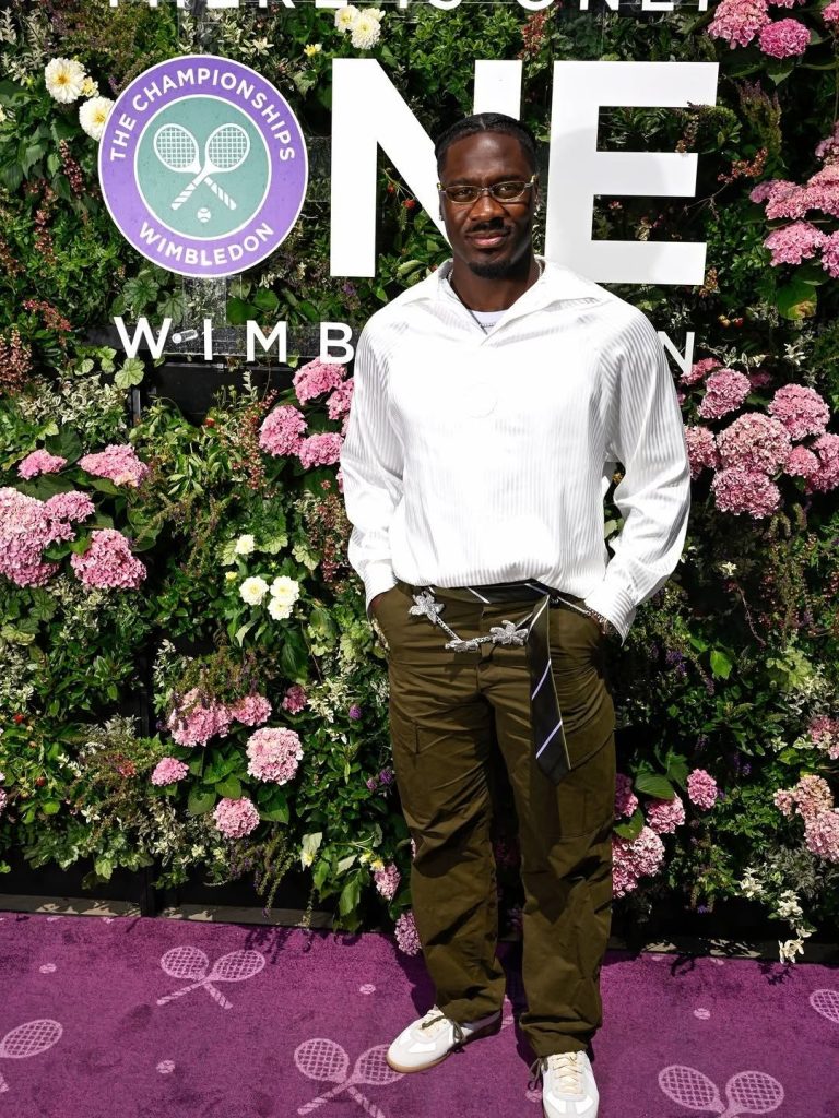 Ola Aina Attends Wimbledon Championships During His Holiday Break - Photo Credit : Julie Sports, Facebook