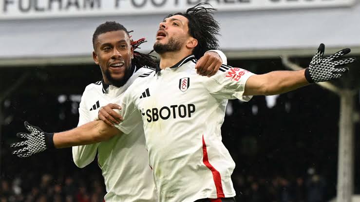 Raul Jimenez and Alex Iwobi