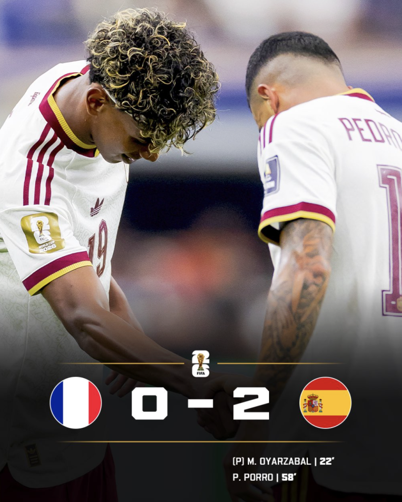 Spain Beat France 2-0 to Reach 2026 FIFA World Cup Final - Photo Credit : Softfootball Media