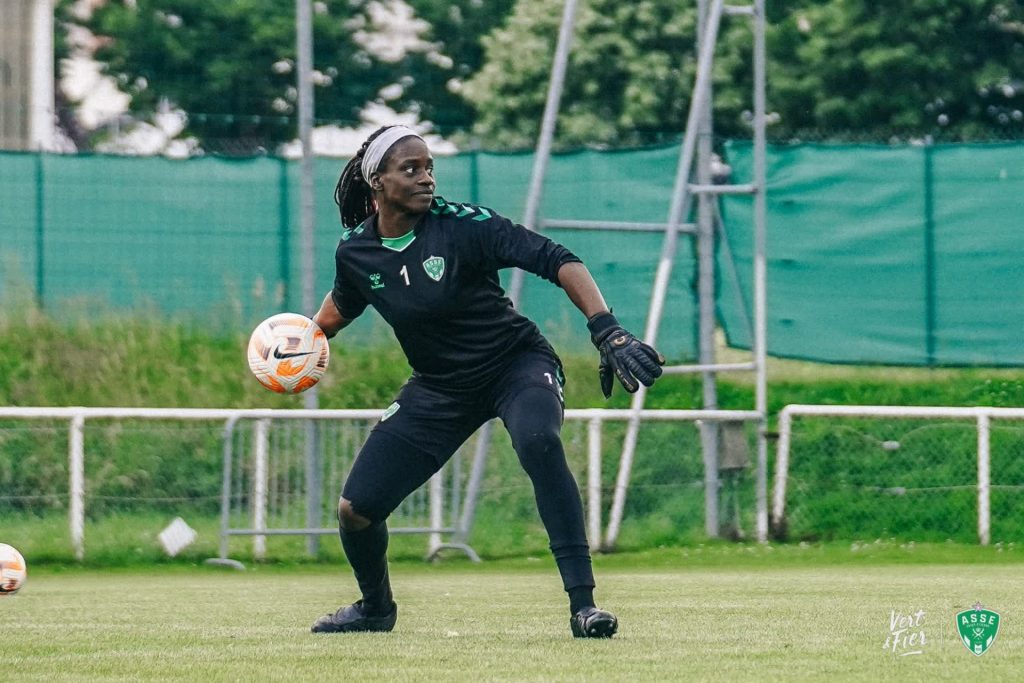 Super Falcons goalkeeper Yewande Balogun (Credit: Falcons X)