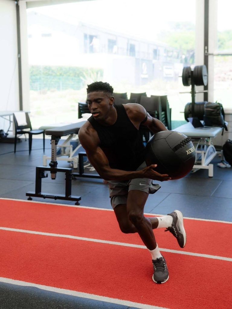 Taiwo Awoniyi Working Privately in Faro as He Prepares for Nottingham Forest Pre‑Season - Photo Credit : Taiwo Awoniyi, Instagram
