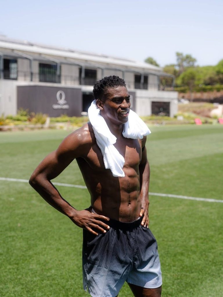 Taiwo Awoniyi Working Privately in Faro as He Prepares for Nottingham Forest Pre‑Season - Photo Credit : Taiwo Awoniyi, Instagram