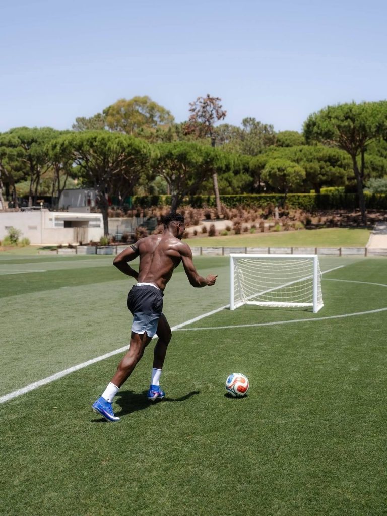 Taiwo Awoniyi Working Privately in Faro as He Prepares for Nottingham Forest Pre‑Season - Photo Credit : Taiwo Awoniyi, Instagram