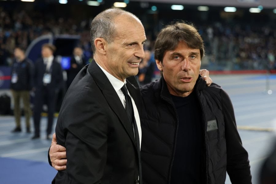 Massimiliano Allegri and Conte (Photo credit: Football Italian)