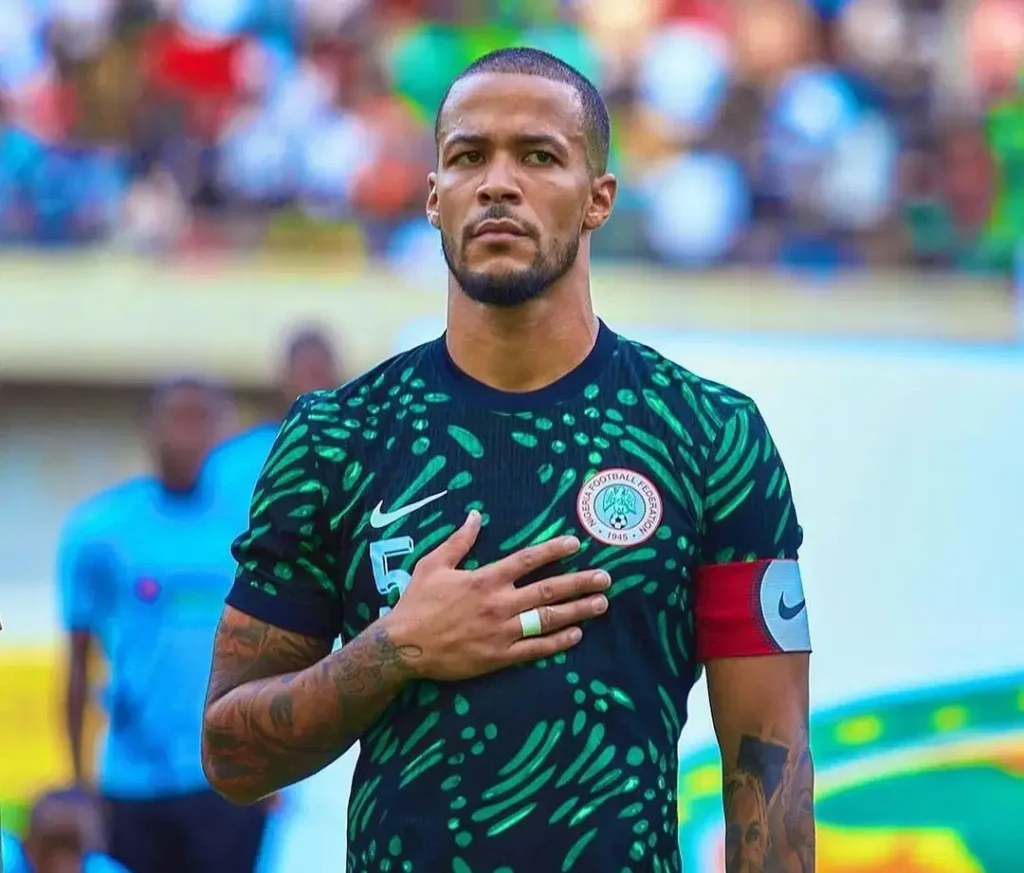 William Troost‑Ekong representing nigeria - Photo Credit : VanguardNGR