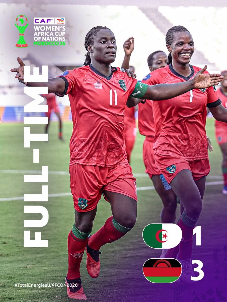 Malawi Reach First‑Ever WAFCON Final After 3–1 Victory Over Algeria - Photo Credit : CAF Women, Facebook