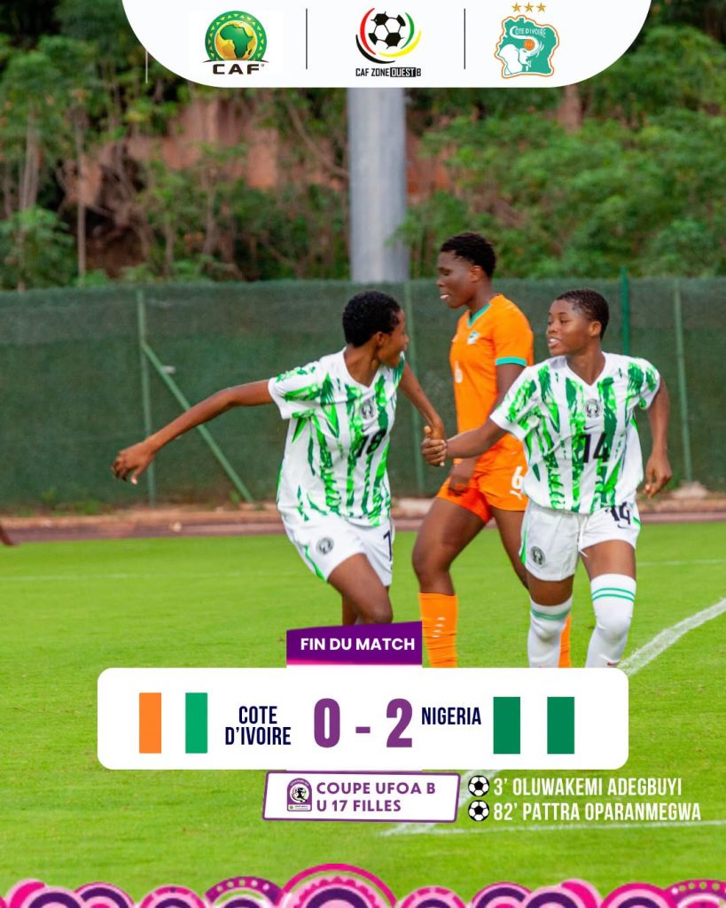 Flamingos Top the Standings After 2–0 Win Over Côte d’Ivoire - Photo Credit : CAF Zone Ouest B, Facebook