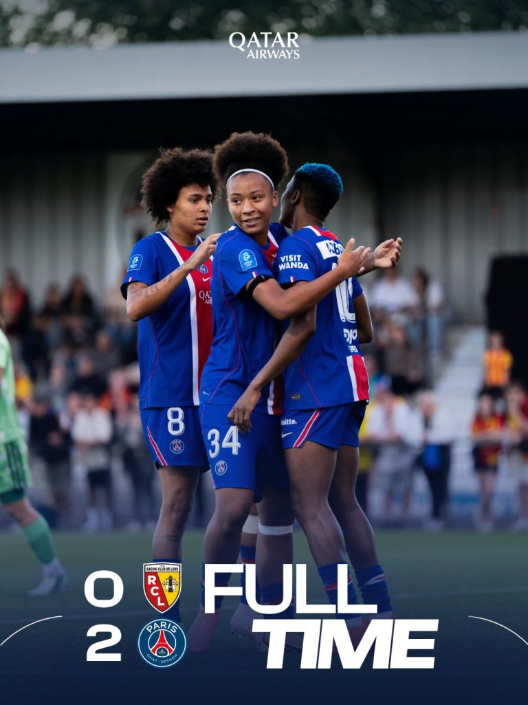 PSG Féminine kicked off their league season with a comfortable 2–0 victory over RC Lens - Photo Credit : PSG Féminine, X