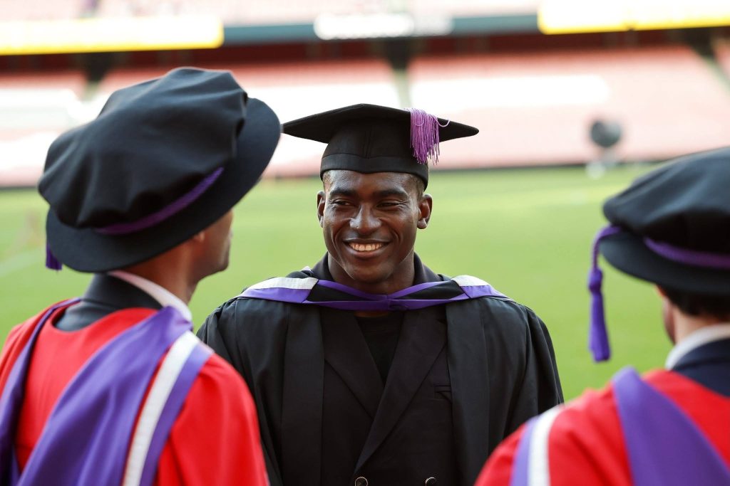 Taiwo Awoniyi Graduates From PFA Business School With Postgraduate Diploma - Photo Credit : Taiwo Awoniyi, X
