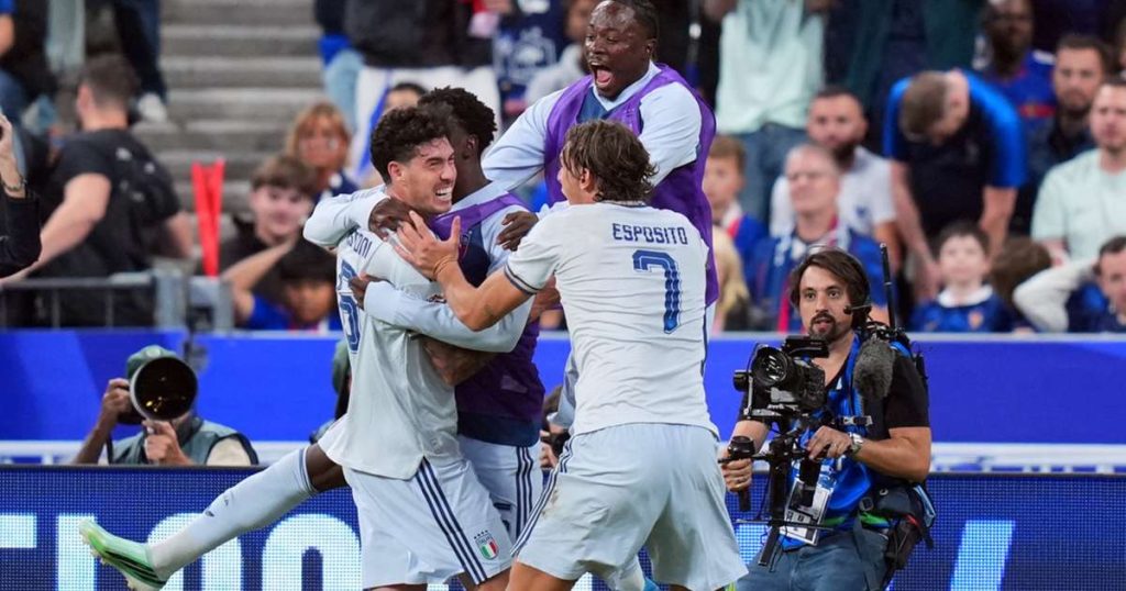 France Draw 1-1 With Italy. (photo credit: fotmob media)