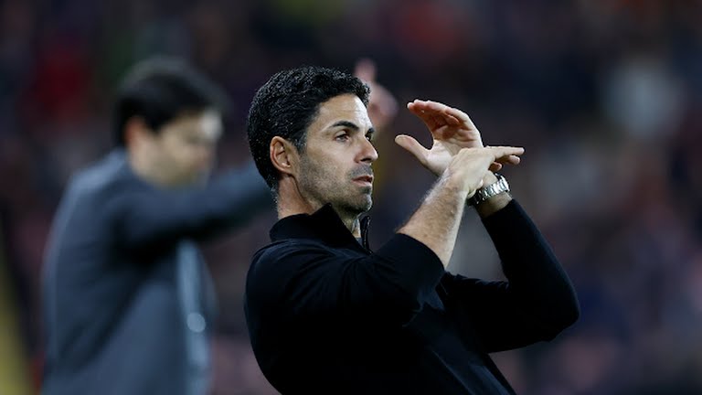 Arsenal manager Mikel Arteta reacts - Photo Credit : Reuters