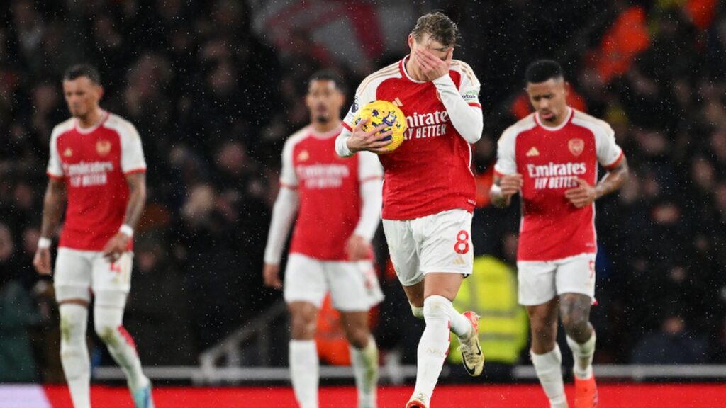 Arsenal players Unhappy