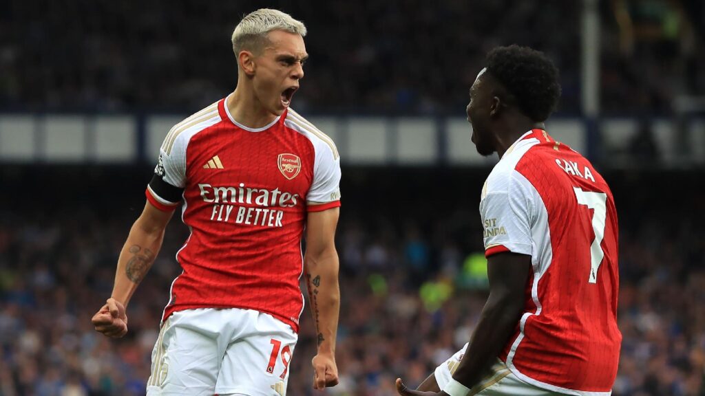 Bukayo Saka and Leandro Trossard (Photo Credit: Getty)